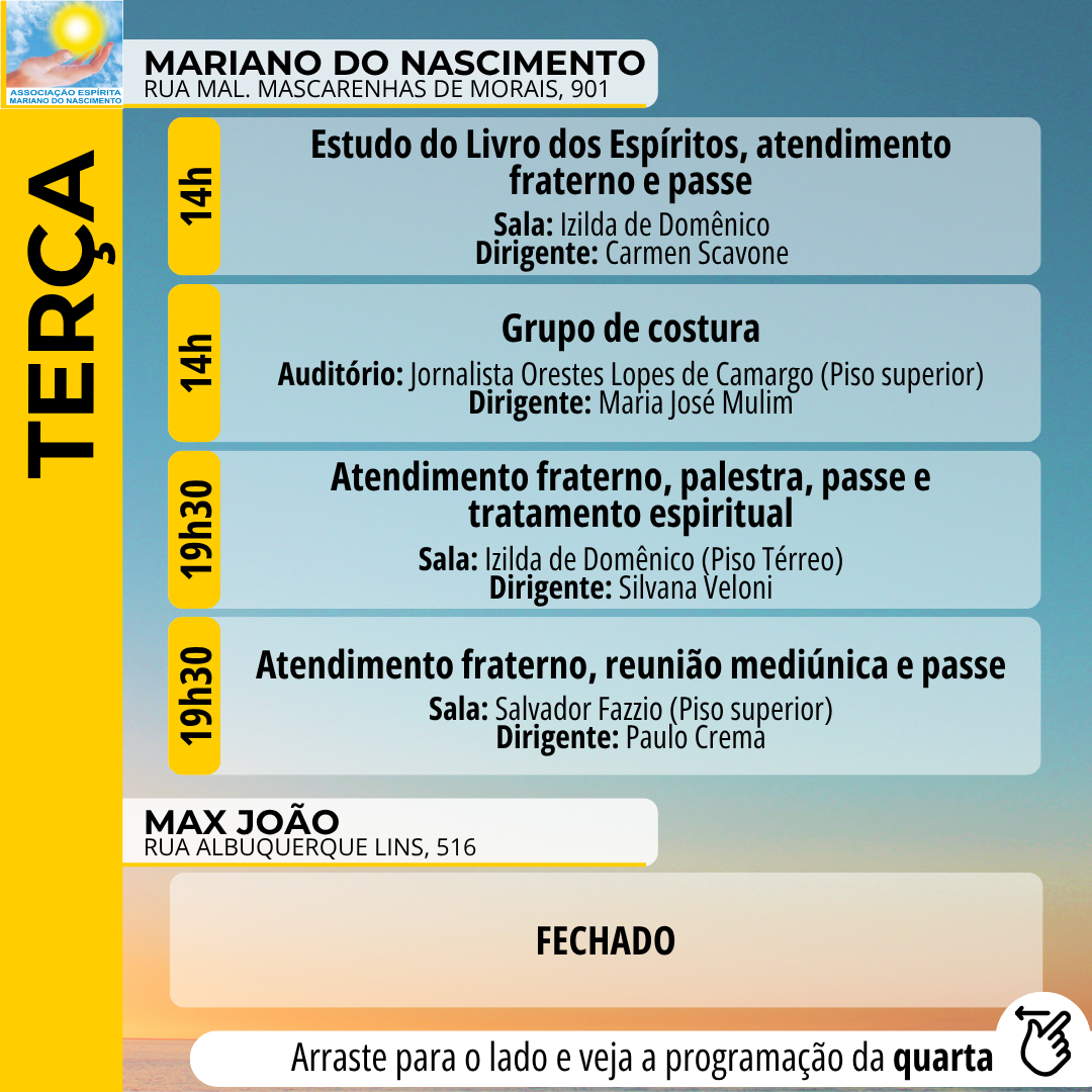 Programação Terça